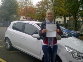 Well done 0 faults on your driving test...