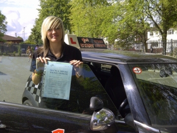 Well done Jody on passing your driving test...