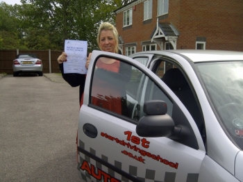 Well done Emma congratulations on passing your driving test...