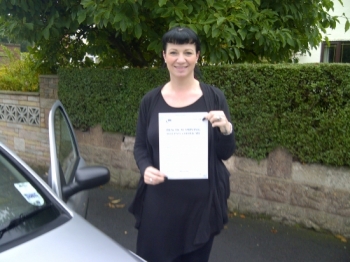 Congratulations on passing your driving test 1st time well done....